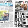The Papers: 'Fire at PM's home' on day he is told it's 'time to deliver' on migration