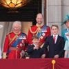 King and Queen cheered by crowds at Trooping the Colour
