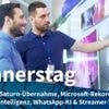 Donnerstag: MediaMarktSaturn in chinesischer Hand, Gewinne von Microsoft & Meta