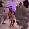 LeBron James raises fresh suspicion over knee injury as he's seen dancing wildly at party weeks after MCL sprain