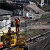 S-Bahn-Verkehr im Berliner Westen: Arbeiten auf dem gesperrten Ringbahnabschnitt im Plan