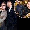 Why did James Corden miss David Beckham's big night? Pal was 'surprisingly' absent from party attended by all the footballer's best friends - that son Brooklyn skipped