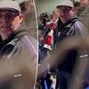 Arsenal fan caught on camera calling PSG supporters 'Muslim terrorists' in a string of racist and homophobic slurs
