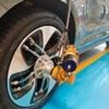 How to safely 'puncture' a tyre at 87mph
