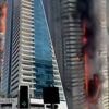 KIJK. Wolkenkrabber met bijna 4.000 bewoners in lichterlaaie in Dubai