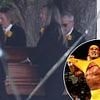 Hulk Hogan's devastated friends and family gather for WWE legend's funeral after his death