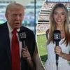 Stunned soccer fans all say the same thing as Trump 'hits on' glamorous DAZN reporter in 'embarrassing' Club World Cup interview