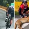 KIJK | Hond rent mee op slotklim koninginnenrit in Colombia