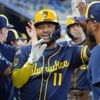 Brandon Woodruff helps Brewers to 3-1 win over Marlins in his first start since 2023