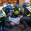 'Wholly unacceptable': Met Police chiefs blast anti-migrant protesters after 26 officers injured during Tommy Robinson rally - as 25 arrests are made following 150,000-strong march