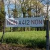 "Le monde se meurt et on va encore bétonner" : des opposants à la future autoroute A412 se mobilisent en Haute-Savoie