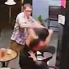 Shocking moment British tourist, 66, is left with a broken arm when he is thrown to the floor after getting into a fight with Thai bar girl and punching her in the face