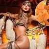 Taylor Swift's showgirl era! Pop icon dazzles in skimpy feathered and bejewelled outfits in jaw-dropping first look at her upcoming album artwork