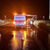 Wagen brennt auf Parkplatz: Unfall mit drei Toten: Fahrer hatte Alkohol im Blut