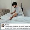 Man branded 'crazy' over his method for making the bed - as some warn it could be a health hazard