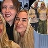 Noel Gallagher's ex-wife Meg Mathews poses with her dad and daughter Anais at Oasis' first London gig in 16 years
