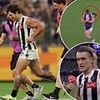 Concerned Darcy Moore blasts AFL umpires for choosing not to stop Collingwood's clash against Fremantle after horrific collision: 'It didn't feel right'