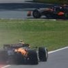 Norris & Piastri collide as Russell wins in Canada