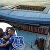 Fans mock Everton's new stadium name on Bramley-Moore Dock ahead of Goodison Park farewell