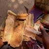 A rebel-held Congolese city uses damaged banknotes due to a cash shortage