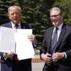 US car tariffs: Trump and Starmer sign deal to confirm 10% import levy