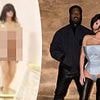Bianca Censori appears to be NAKED in Kanye's manic livestream where fans think he's 'come out as gay'