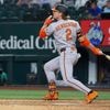 Henderson drives in four runs in extra innings and Orioles beat Rangers 10-6 in 11