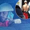 Justin Bieber goes shirtless for clothing brand office visit... as he shares post about broken 'olive branch'