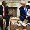 Trump makes South African president squirm by playing 'white genocide' video montage during astonishing Oval Office moment