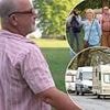 'What's it got to do with you?': Moment furious Bristol van dweller clashed with locals as he interrupted BBC report to accuse them of a 'hate crime' after they demanded he move