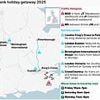Bank Holiday getaway warning to 17.6million drivers: Chaos on major roads and rail strikes as revellers make most of last long weekend before Christmas