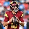 Commanders quarterback Marcus Mariota hands his team an injury scare days before first preseason game
