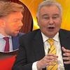 Eamonn Holmes, 65, falls off his chair live on GB News two weeks after being rushed to hospital when he collapsed at home