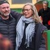 Neighbours' veterans Annie Jones and Stefan Dennis support fellow cast as they share an emotional final day on set after 40 years on air