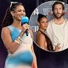Pregnant Vick Hope asks Radio One Big Weekend crowd for baby name ideas ahead of her maternity leave as she prepares to welcome first child with husband Calvin Harris