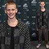 Freddy Brazier, 20, is seen for the first time since revealing he is going to rehab as he arrives at star-studded Jurassic World event