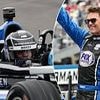 Tom Brady gets icy reception at Indianapolis 500 as he dons tight race suit for quick lap around Brickyard