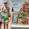 Ivanka Trump flaunts her trim pins as she soaks up the sun in floral mini dress to celebrate Mother's Day in Miami