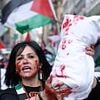 Pro-Palestine demonstrators march on Eurovision: Israeli massacre survivor singer faces barrage of hate as politically charged contest gets underway