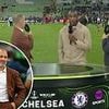 Joe Cole jokes 'I hope my wife's not watching this' as he struggles to find his son during Chelsea's Conference League celebrations