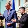Am Ende steht ein Ultimatum an Putin: Die eindrücklichsten Bilder der (vielleicht) historischen Kiewreise von Bundeskanzler Merz