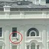Mystery as viral video shows object being thrown out of White House upper-level window: 'Melania is mad'