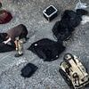 Police find at least NINE suspicious devices after shooting gas mask-clad plumber as he wielded chainsaw