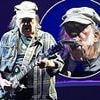 Neil Young performs his headline set at Glastonbury to a 'sparse' crowd after making major U-turn and allowing performance to be broadcast on BBC