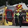Fifteen people injured as double decker bus has roof torn off after ploughing into bridge