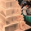 DJ Fat Tony is surprised with a VERY lewd wedding cake as he dances the night away with new husband Stavros Agapiou at star-studded nuptials