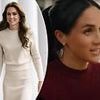 Meghan is accused of being a copy-Kate again: Duchess opts for same jumper once worn by Princess as she debuts her VERY expensive wardrobe for season two of Netflix series