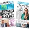 The Papers:  '£50bn black hole' and parental help from a princess