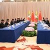 Myammar's military chief has first meeting with China's leader since taking power