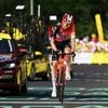 Arensman komt net tekort voor eerste ritwinst in Tour: 'Ik viel bijna in de bochten'